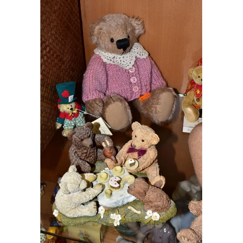 317 - A GROUP OF BEARS, comprising a hand crafted Harris Tweed Collection Grampa teddy bear 1997, original... 