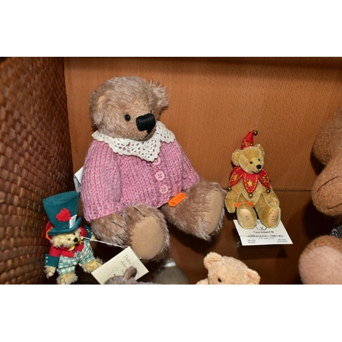 317 - A GROUP OF BEARS, comprising a hand crafted Harris Tweed Collection Grampa teddy bear 1997, original... 