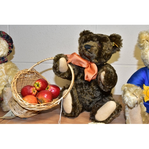 328 - FOUR STEIFF DANBURY MINT 'FOUR SEASONS' COLLECTION TEDDY BEARS, comprising Dylan the spring bear wit... 