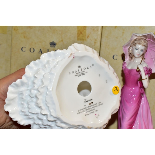 337 - FOUR BOXED AUSTRALIAN EXCLUSIVE COALPORT FIGURINES, limited editions, comprising Leonie numbered 947... 