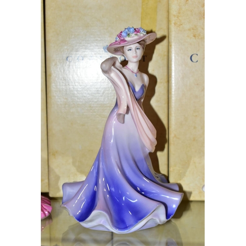 337 - FOUR BOXED AUSTRALIAN EXCLUSIVE COALPORT FIGURINES, limited editions, comprising Leonie numbered 947... 