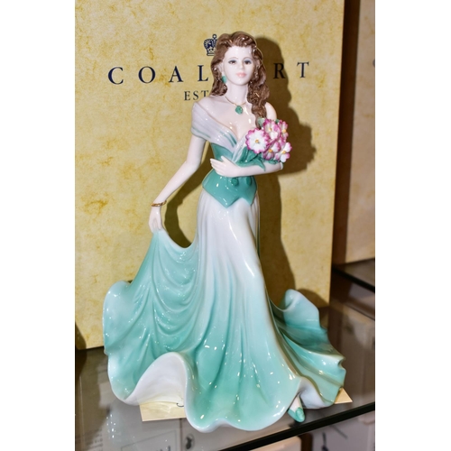 338 - FIVE BOXED COALPORT LADIES OF FASHION FIGURINES, comprising Anne 1997 Lady of Fashion with certifica... 