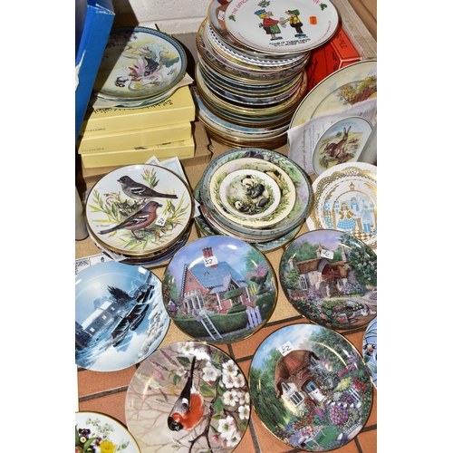 349 - A LARGE QUANTITY OF COLLECTORS' PLATES, one hundred and three plates of which forty two are boxed, t... 