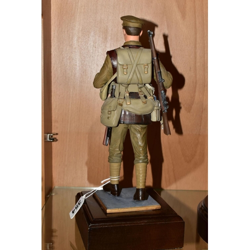 354 - A LARGE STADDEN COLLECTION MILITARY FIGURE, of an Private of 'the Buffs (East Kent Regiment) Marchin... 