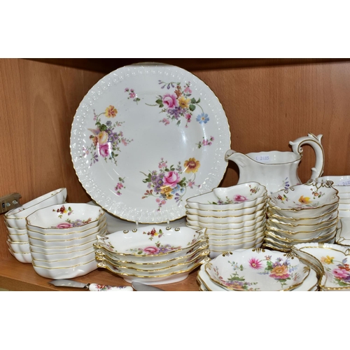 370 - A QUANTITY OF ROYAL CROWN DERBY 'DERBY POSIES' PATTERN GIFT WARE, comprising jugs, preserve pots, pi... 