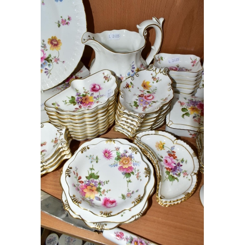 370 - A QUANTITY OF ROYAL CROWN DERBY 'DERBY POSIES' PATTERN GIFT WARE, comprising jugs, preserve pots, pi... 