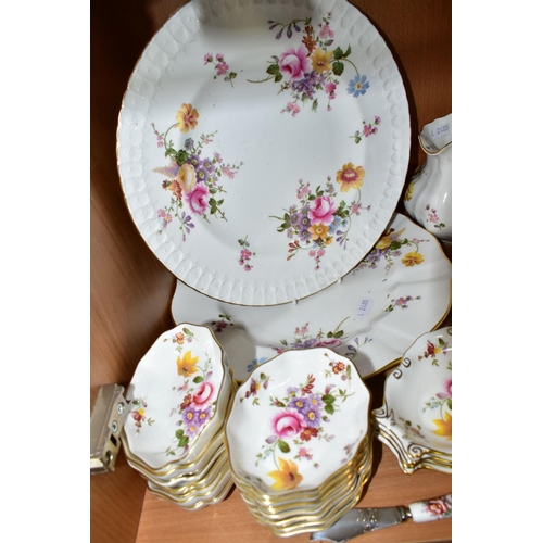 370 - A QUANTITY OF ROYAL CROWN DERBY 'DERBY POSIES' PATTERN GIFT WARE, comprising jugs, preserve pots, pi... 