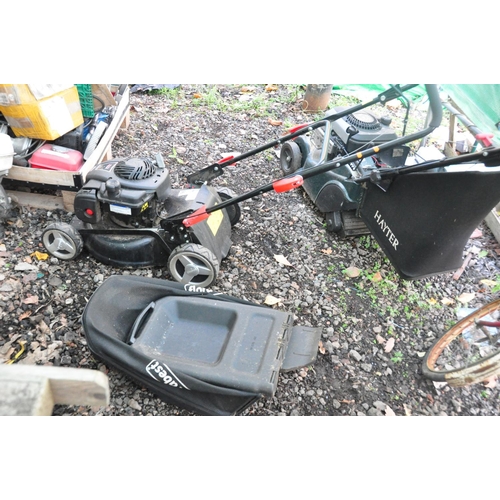 1004 - A FLORABEST FBM450B2 PETROL LAWN MOWER with grass box and a Briggs and Stratton 450E engine (engine ... 