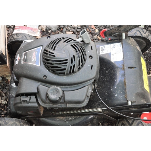 1004 - A FLORABEST FBM450B2 PETROL LAWN MOWER with grass box and a Briggs and Stratton 450E engine (engine ... 