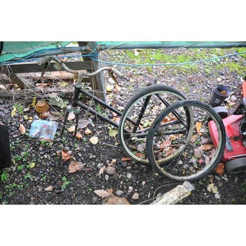 1014 - TWO VINTAGE CHILDS BIKES comprising of a Hercules Ranger and a BSA girls bike ( in parts) condition ... 