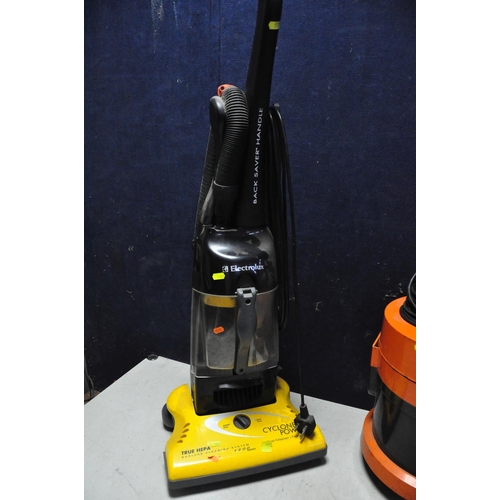 1097 - A VAX 101 VACUUM CLEANER (missing hose and pole) along with Electrolux Z1498 upright vacuum (both PA... 