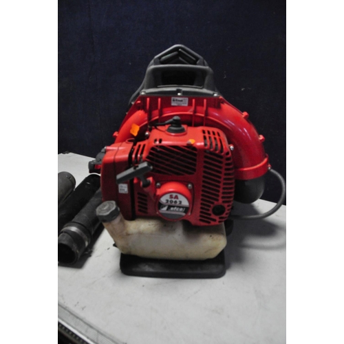 1099 - A EMAK SA2062 PETROL BACKPACK BLOWER (UNTESTED but engine pulling freely)