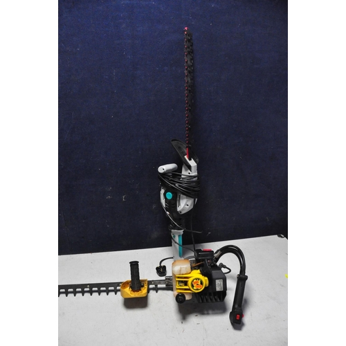 1100 - A MCCULLOCH PRO MAC HC70 PETROL HEDGE TRIMMER (UNTESTED but engine pulling freely) along with a Berg... 