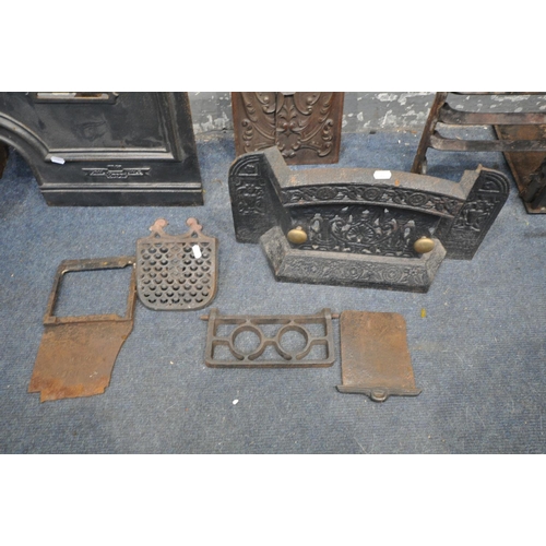 1290 - A COALBROOKDALE CAST IRON OVEN, to include the frontage, single door oven and other loose parts (con... 