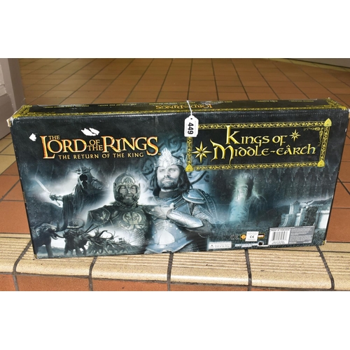 449 - A BOXED TOY BIZ THE LORD OF THE RINGS THE RETURN OF THE KING KINGS OF MIDDLE-EARTH FIGURE SET, No.81... 