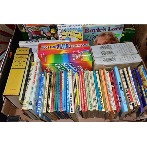 457 - BOOKS & MAGAZINES, five boxes containing approximately 210-220 miscellaneous book titles in hardback... 