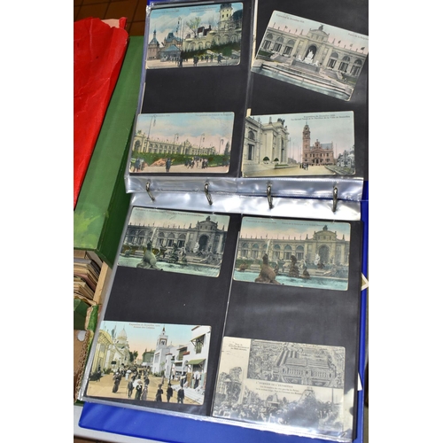 505 - POSTCARDS/EPHEMERA a collection of approximately 1000 postcards in a box and an album, the box featu... 