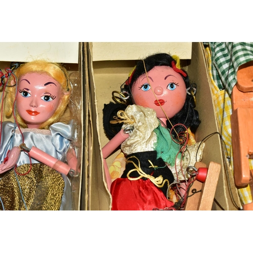 514 - TWO BOXED PELHAM PUPPETS, SL Cinderella and SS Gypsy Girl (marked J582 to box), both appear complete... 