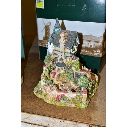 541 - FOUR LILLIPUT LANE SCULPTURES, comprising boxed Bluebell Farm from the  English collection North, Bo... 