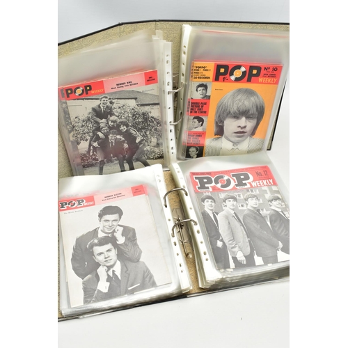 1117A - POP WEEKLY, Ninety editions of the popular music magazine featuring editions from 1963 through to th... 