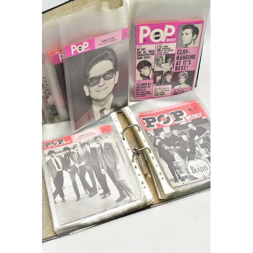 1117A - POP WEEKLY, Ninety editions of the popular music magazine featuring editions from 1963 through to th... 