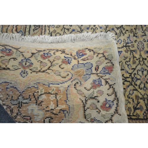 1197 - A 20TH CENTURY WOLLEN PERSIAN MOOD CARPET, with a repeating design and foliate border, 290cm x 196cm... 