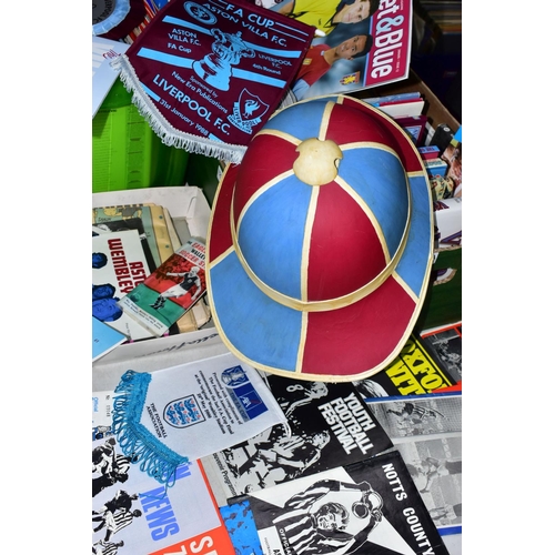 1225A - AN EXTENSIVE COLLECTION OF ASTON VILLA PROGRAMMES AND MEMORABILIA, home and away programmes from the... 