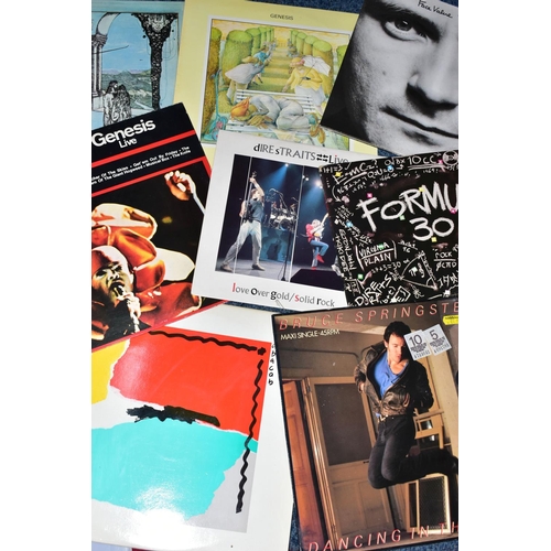 1265A - A COLLECTION OF OVER SEVENTY LPs AND 12in SINGLES by artists such as Genesis, Pink Floyd, Queen, Dav... 