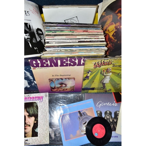 1265A - A COLLECTION OF OVER SEVENTY LPs AND 12in SINGLES by artists such as Genesis, Pink Floyd, Queen, Dav... 