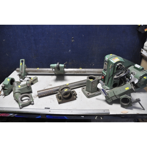 1114 - A NU-TOOL 5 SPEED WOOD LATHE NWL-37-2 disassembled but all present with a NU-TOOL 370w motor (PAT pa... 