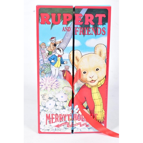 1 - TWO BOXED MERRYTHOUGHT LIMITED EDITION RUPERT AND FRIENDS SOFT TOYS, Rupert Bear, No.2327 of 10000 a... 