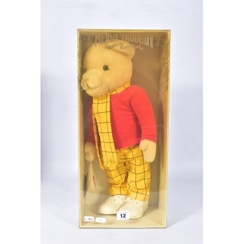 12 - A BOXED MERRYTHOUGHT LIMITED EDITION RUPERT THE BEAR, from c.1992, label to back states No.01081 of ... 