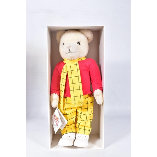 12 - A BOXED MERRYTHOUGHT LIMITED EDITION RUPERT THE BEAR, from c.1992, label to back states No.01081 of ... 