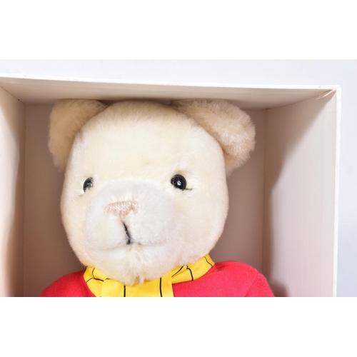 12 - A BOXED MERRYTHOUGHT LIMITED EDITION RUPERT THE BEAR, from c.1992, label to back states No.01081 of ... 