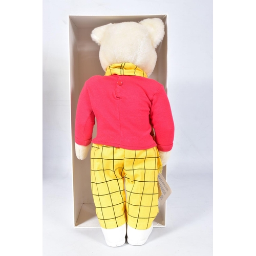 12 - A BOXED MERRYTHOUGHT LIMITED EDITION RUPERT THE BEAR, from c.1992, label to back states No.01081 of ... 