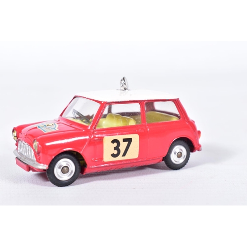 13 - A BOXED CORGI TOYS B.M.C. MINI COOPER S MONTE CARLO 1964, No.317, red body, white roof, yellow inter... 