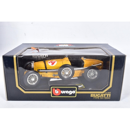 19 - EIGHT BOXED BBURAGO AND TONKA POLISTIL ITALIAN SPORTS CAR MODELS, all 1/18 scale, to include constru... 