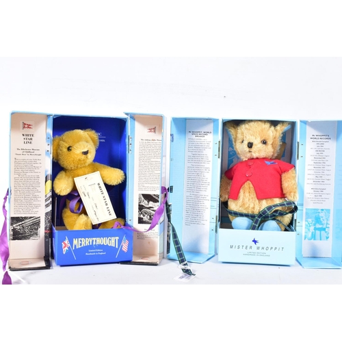 2 - TWO BOXED MERRYTHOUGHT LIMITED EDITION TEDDY BEARS, replica of Donald Campbell's Mister Whoppit, No.... 