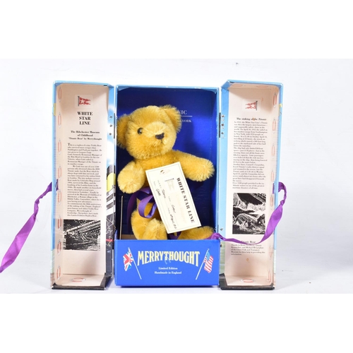 2 - TWO BOXED MERRYTHOUGHT LIMITED EDITION TEDDY BEARS, replica of Donald Campbell's Mister Whoppit, No.... 