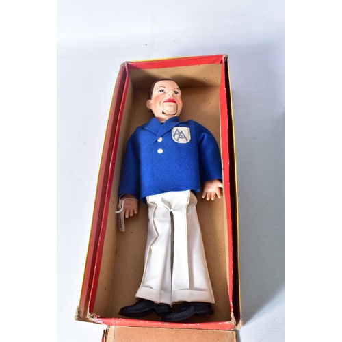 26 - A BOXED PALITOY PETER BROUGH'S ARCHIE ANDREWS VENTRILOQUIST DOLL, appears complete, in working order... 