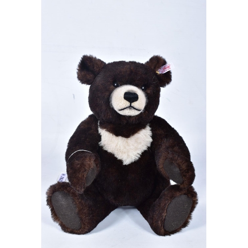 3 - AN UNBOXED STEIFF LIMITED EDITION MOON TED MOHAIR TEDDY BEAR, No.66243, limited edition No.1307 of 2... 