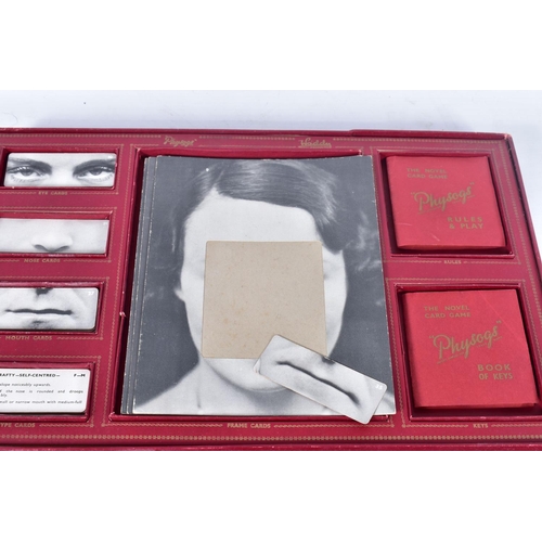 38 - A BOXED WADDY 'PHYSOGS' THE NOVEL CARD GAME, c.1930's, contents not checked but appears largely comp... 