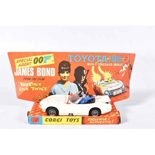 50 - A BOXED CORGI TOYS JAMES BOND TOYOTA 2000GT, No.336, very lightly playworn condition with minor pain... 