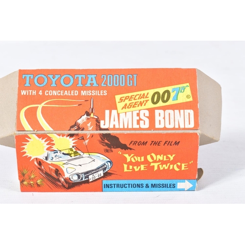 50 - A BOXED CORGI TOYS JAMES BOND TOYOTA 2000GT, No.336, very lightly playworn condition with minor pain... 