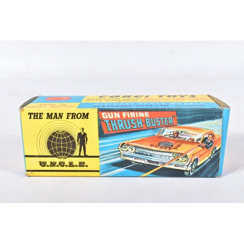 54 - A BOXED CORGI TOYS THE MAN FROM U.N.C.L.E. THRUSHBUSTER OLDSMOBILE SUPER 88, No.497, metallic purple... 