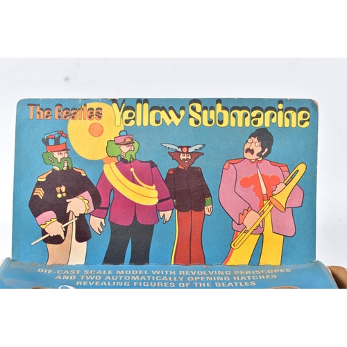 55 - A BOXED CORGI TOYS THE BEATLES YELLOW SUBMARINE, No.803, version with white and yellow hatches, both... 