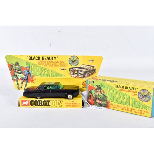 56 - A BOXED CORGI TOYS THE GREEN HORNET'S 'BLACK BEAUTY', No.268, model complete and in lightly playworn... 