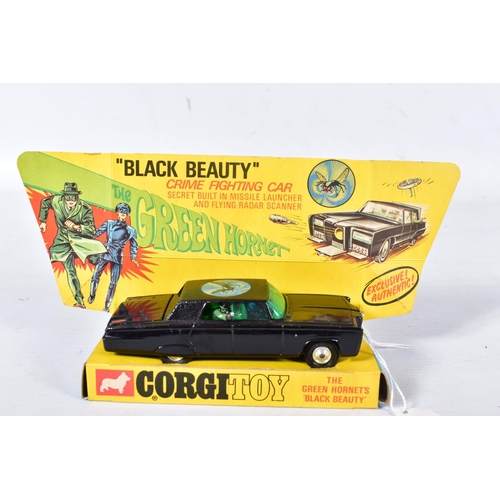 56 - A BOXED CORGI TOYS THE GREEN HORNET'S 'BLACK BEAUTY', No.268, model complete and in lightly playworn... 