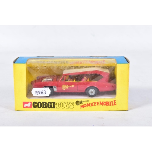 58 - A BOXED CORGI TOYS THE MONKEES MONKEEMOBILE, No.277, complete and in very lightly playworn condition... 