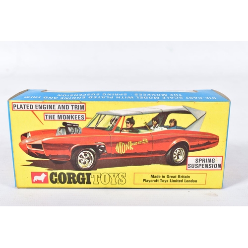 58 - A BOXED CORGI TOYS THE MONKEES MONKEEMOBILE, No.277, complete and in very lightly playworn condition... 